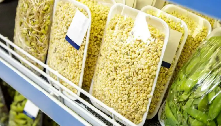 Mung Beans in Grocery Store