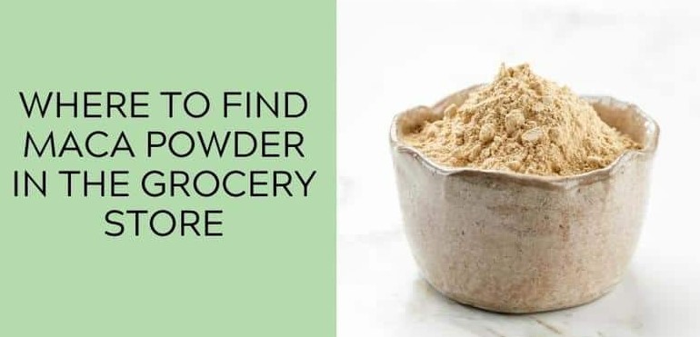Maca Root Powder In Grocery Store