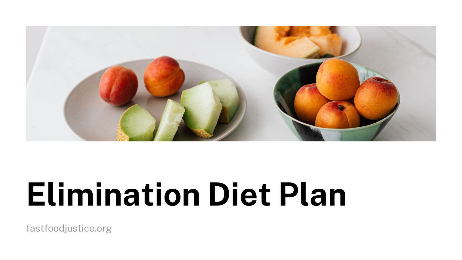 Elimination Diet Plan PDF Free Download Fast Food Justice