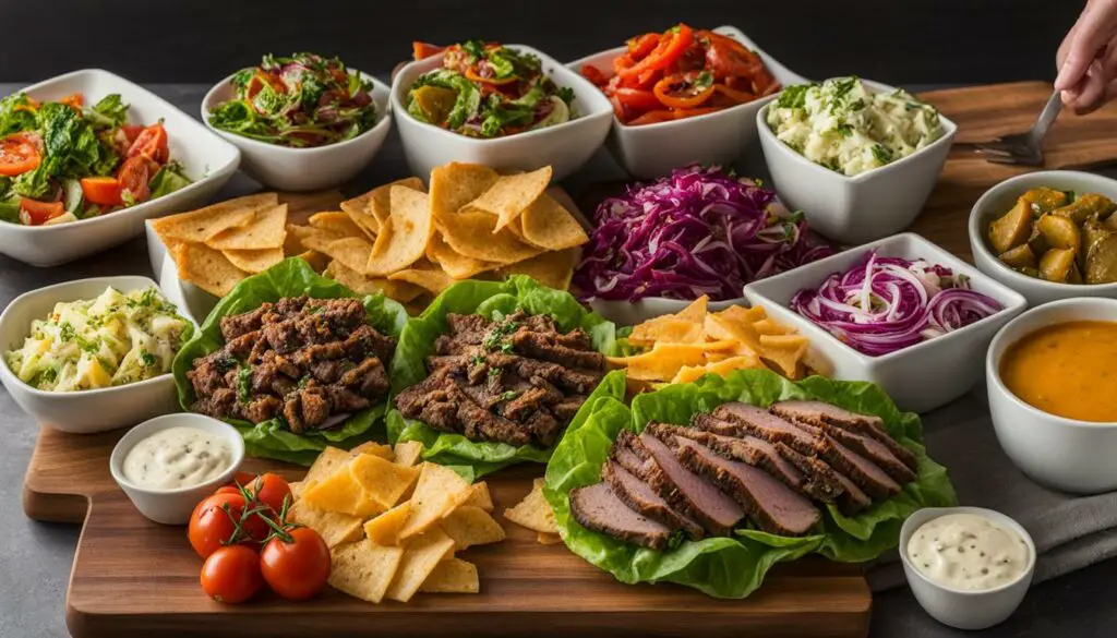Italian beef sandwich sides and salads