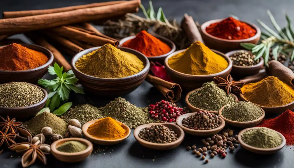 Middle Eastern spices