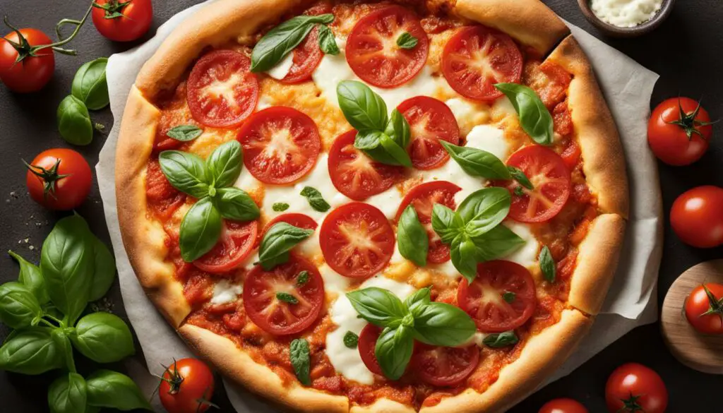 Pizza with gluten-free crust