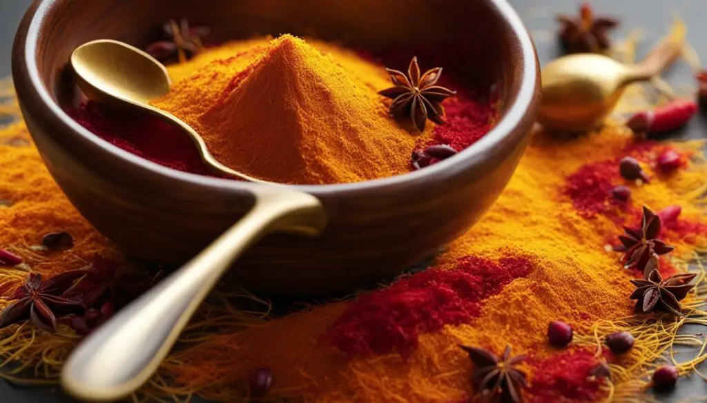 Saffron, a luxurious substitute for powdered turmeric