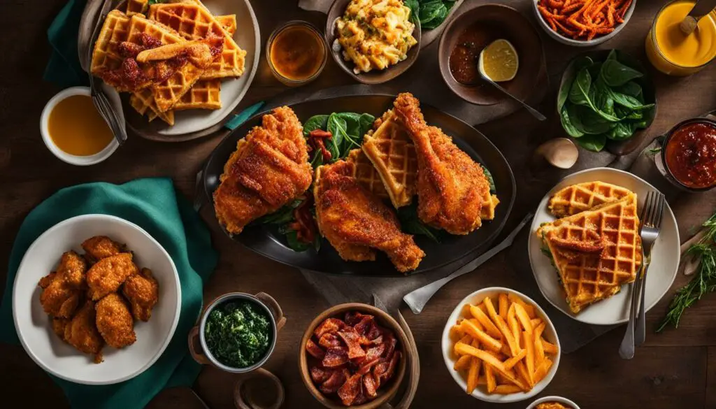 Savory Chicken and Waffles Sides