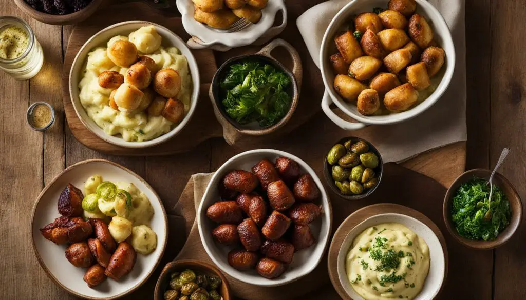 Side dishes for pigs in a blanket