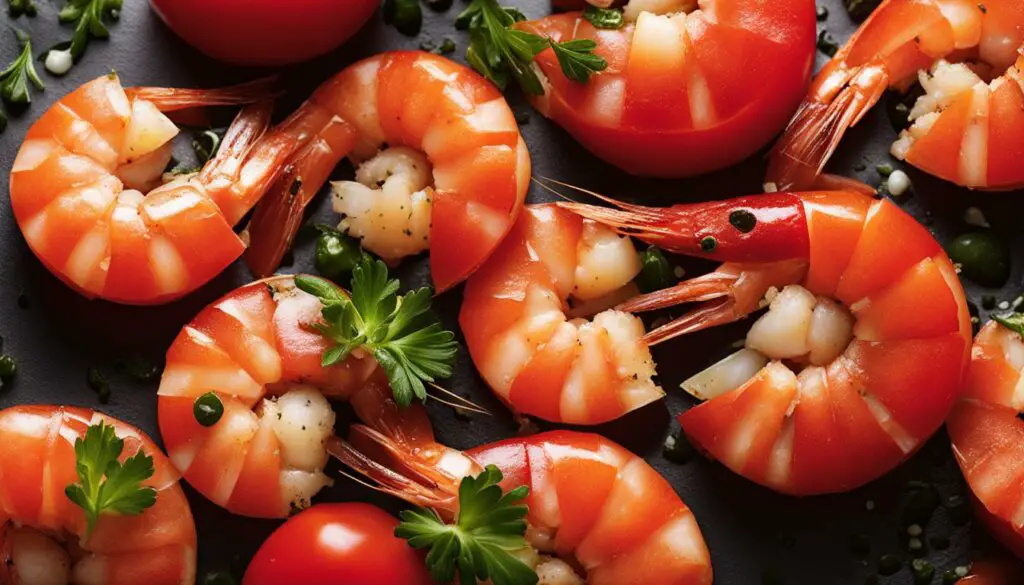 Tomatoes and Shrimp