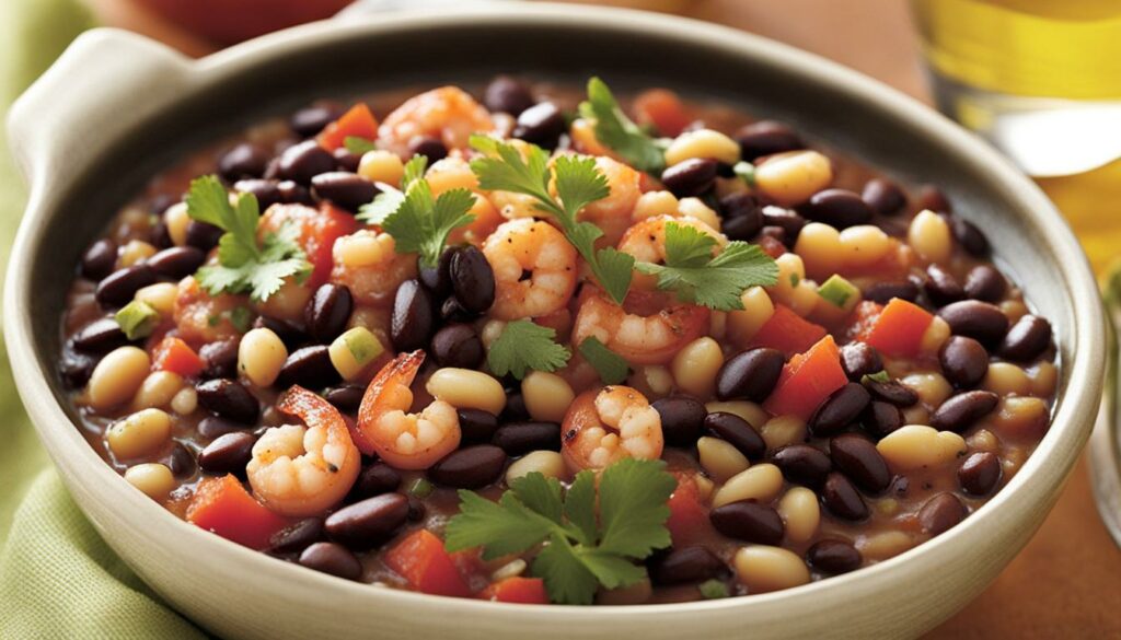 bean dishes for shrimp ceviche