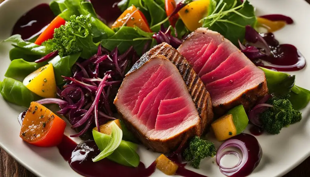 flavorful combinations with tuna steak