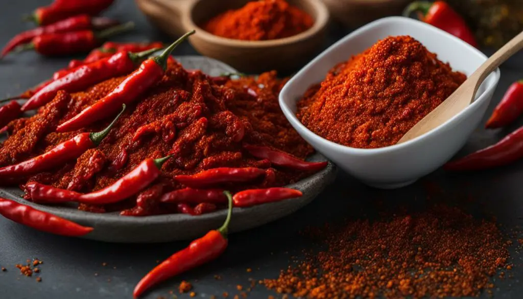 harissa paste as a substitute for shichimi pepper