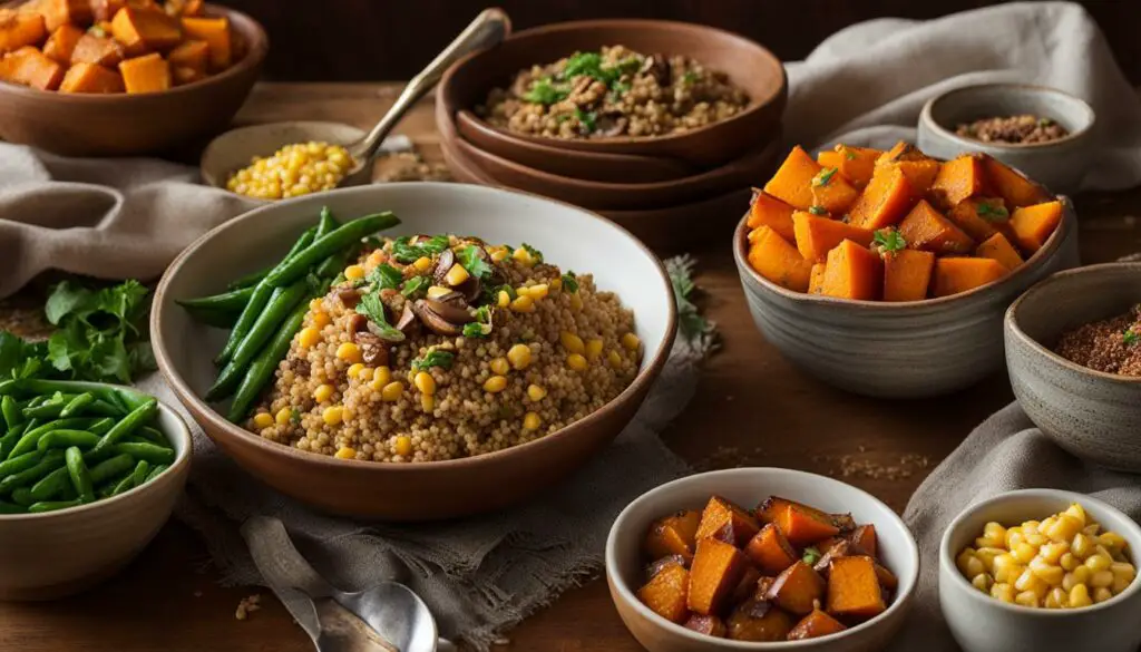 hearty grains and starchy sides