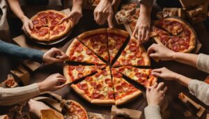 how many large pizzas for 10 adults