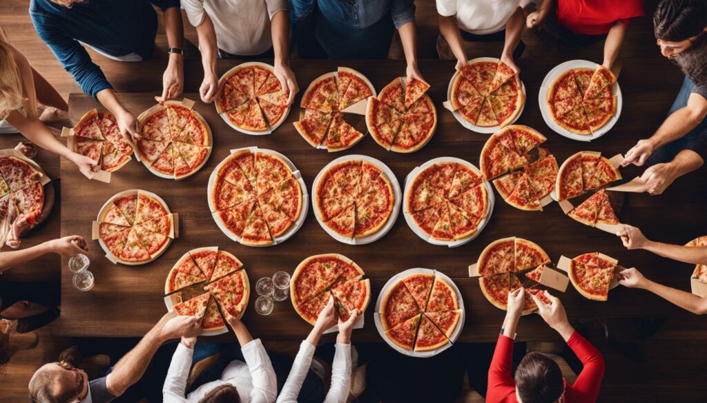 how much pizza to serve 30 adults