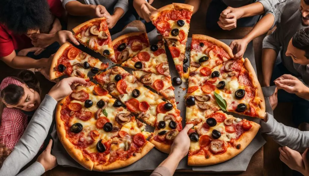 large pizzas for 10 people