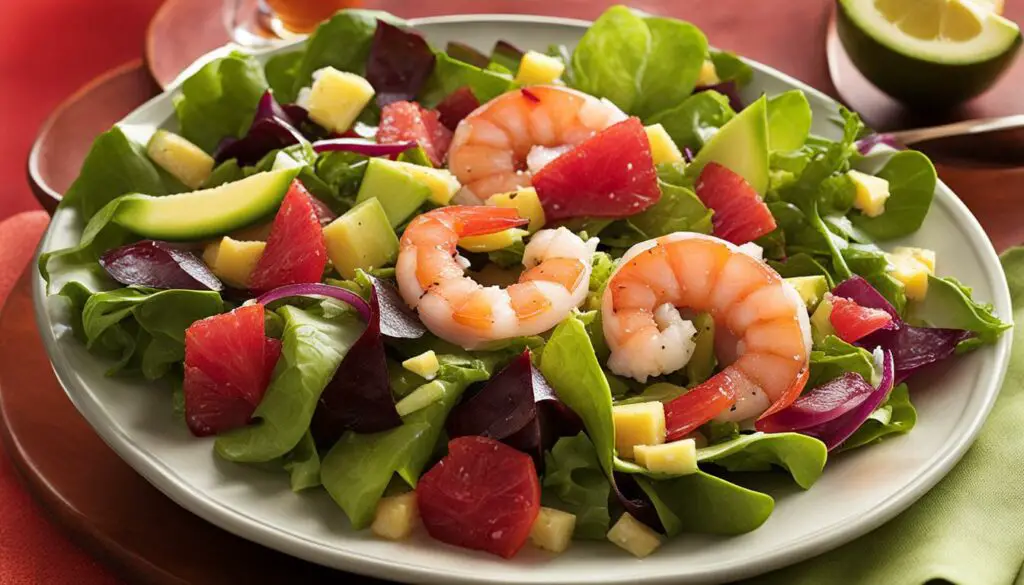 light and refreshing salad for shrimp cocktail