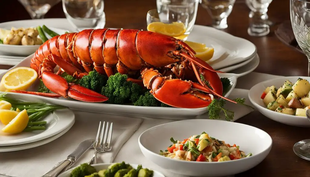 lobster tail vegetable sides