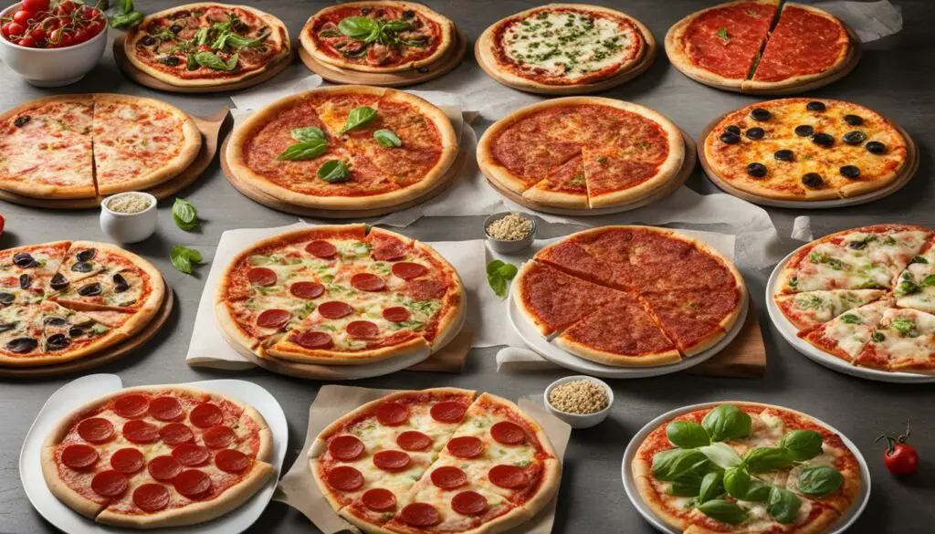 pizza slice sizes
