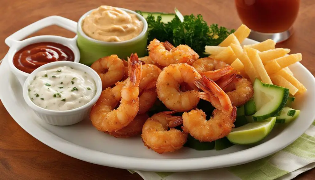 shrimp with dips
