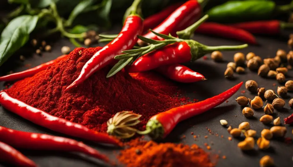 spicy cayenne pepper