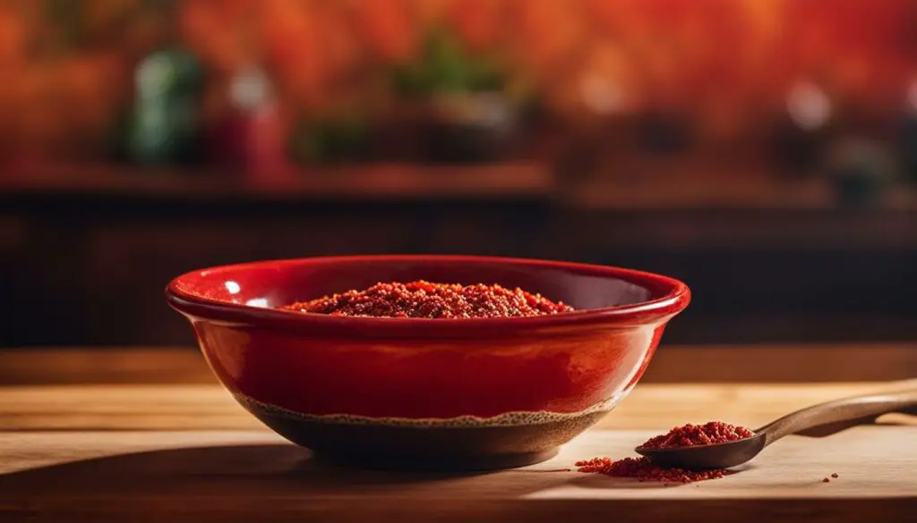 substitute chili paste in a bowl