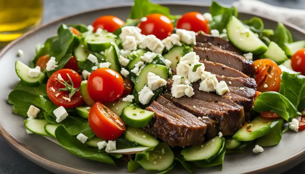 swiss steak salad