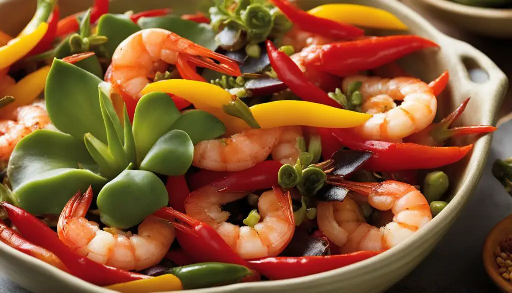 vegetables to pair with shrimp