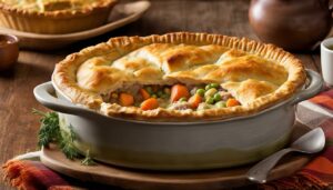 what goes with chicken pot pie