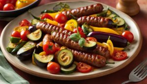 what goes with sausage and peppers