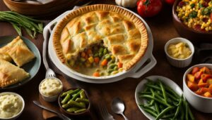 what side goes with chicken pot pie