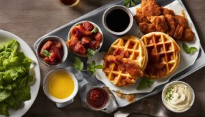 what to serve with chicken and waffles