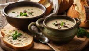 what to serve with mushroom soup