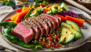 what to serve with seared ahi tuna