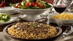 what to serve with stroganoff