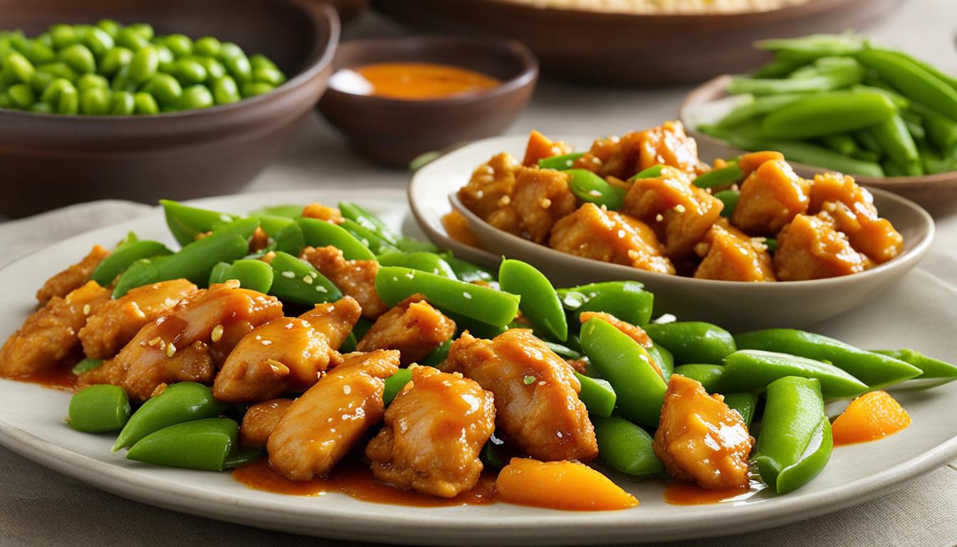 what vegetables go with orange chicken