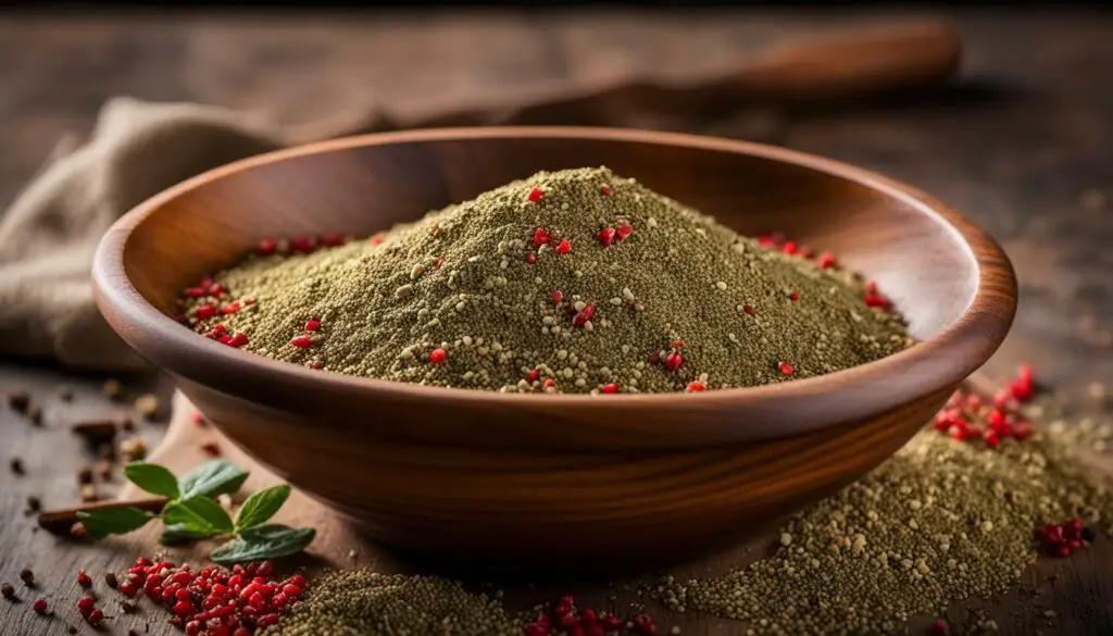 za'atar spice blend as a sumac powder alternative