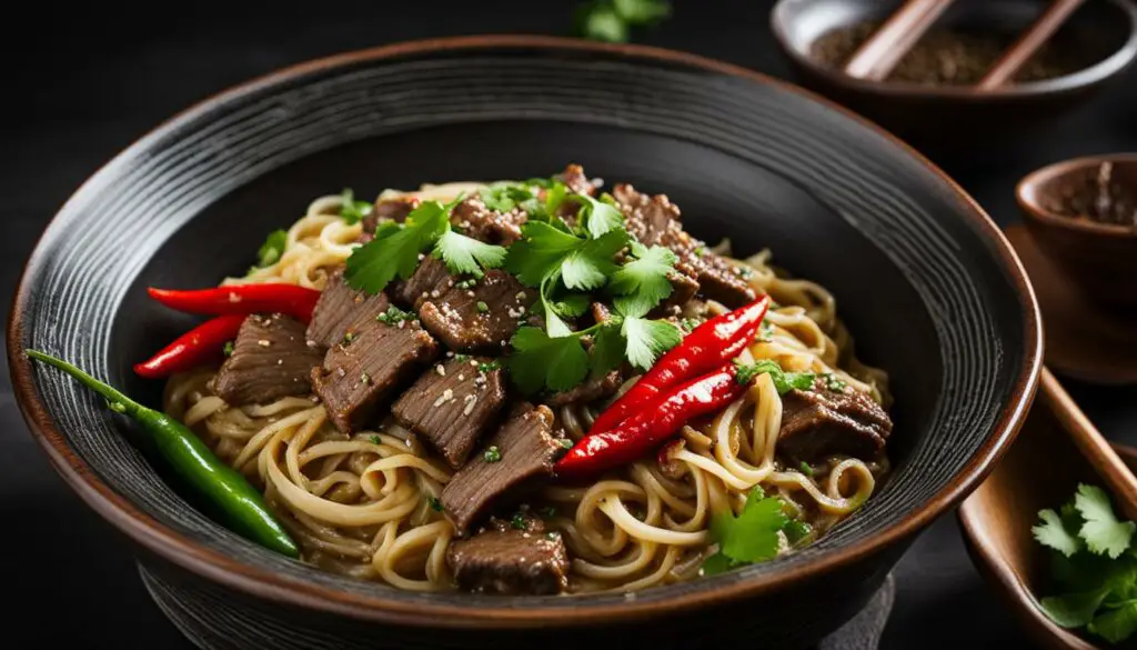 Cumin Lamb Noodles