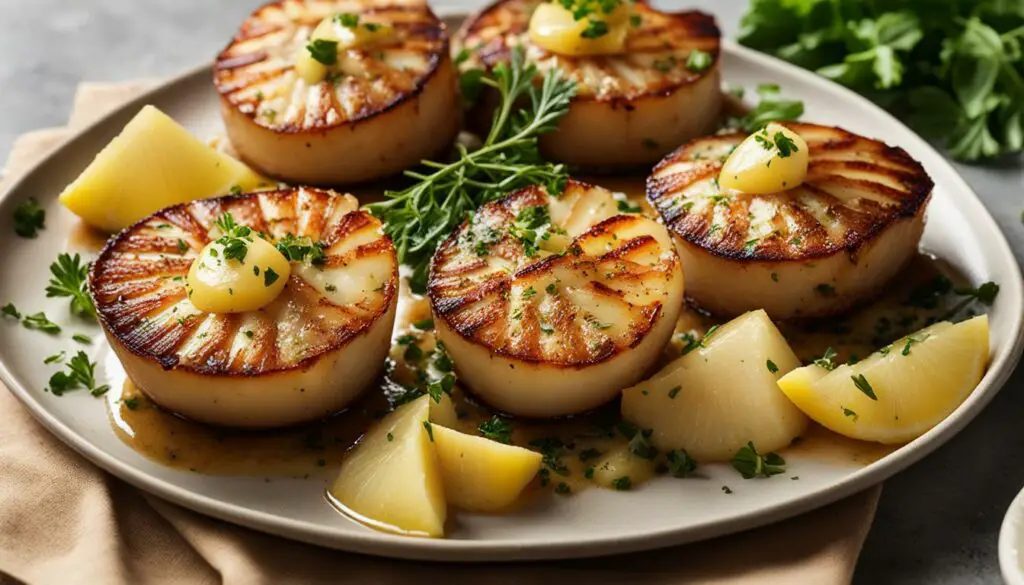 Potatoes and Scallops