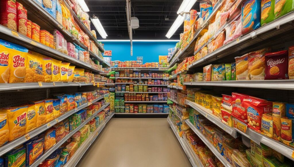 Processed Starch Food Section