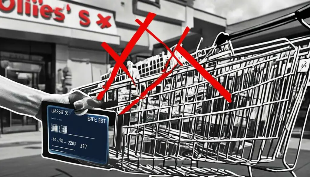 Reasons for not accepting EBT at Ollie's