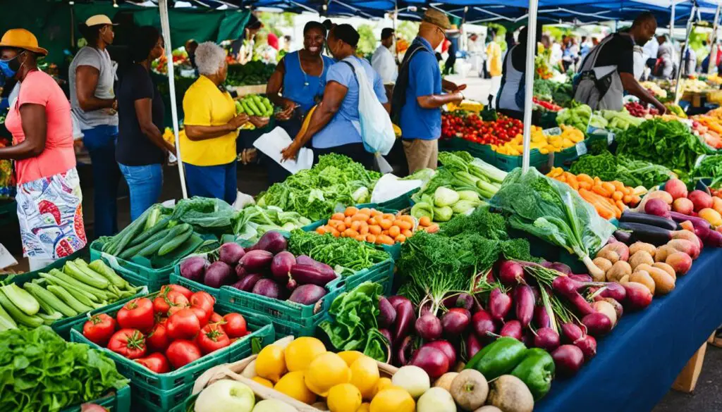 SNAP benefits at a farmer's market