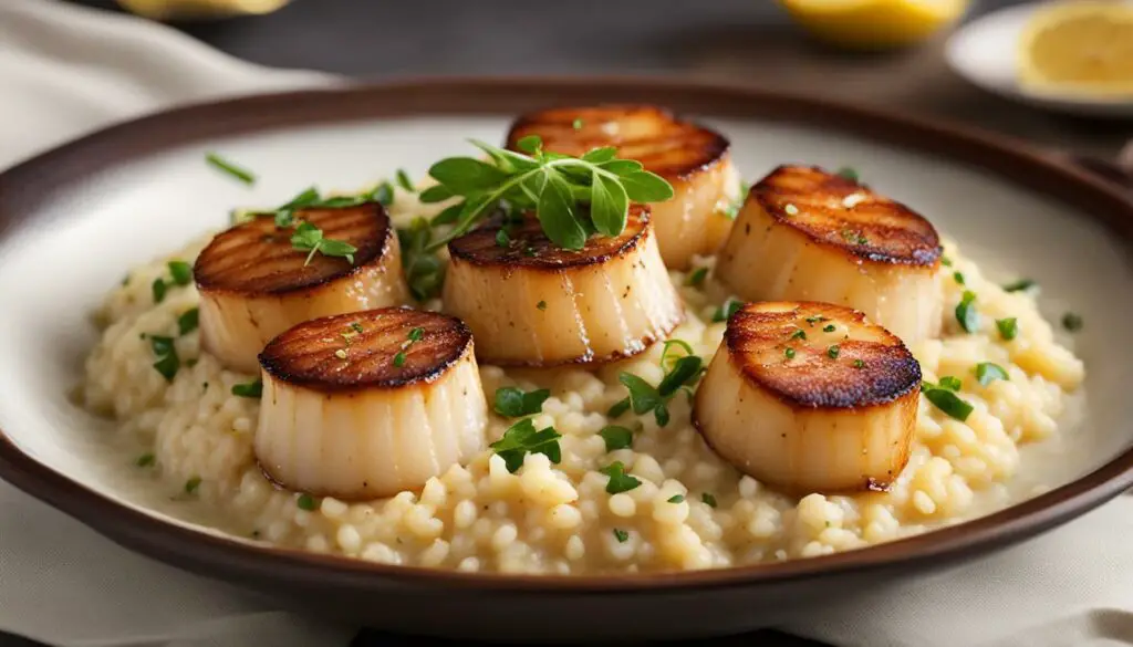 Scallops and Risotto Image