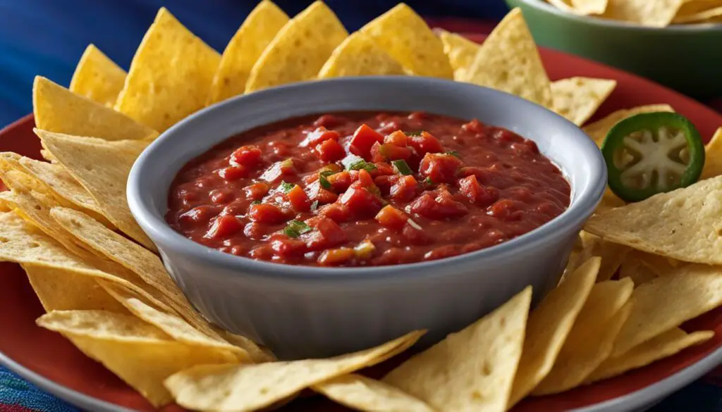 Tortilla Chips and Rotel Dip