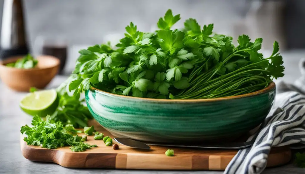coriander and cilantro in cooking