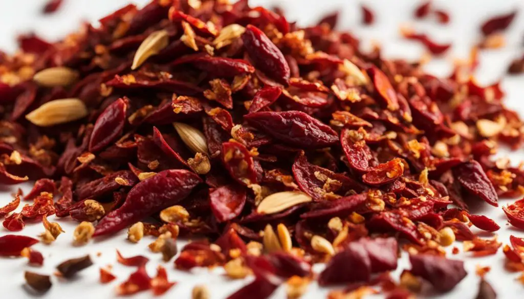 crushed red chili peppers