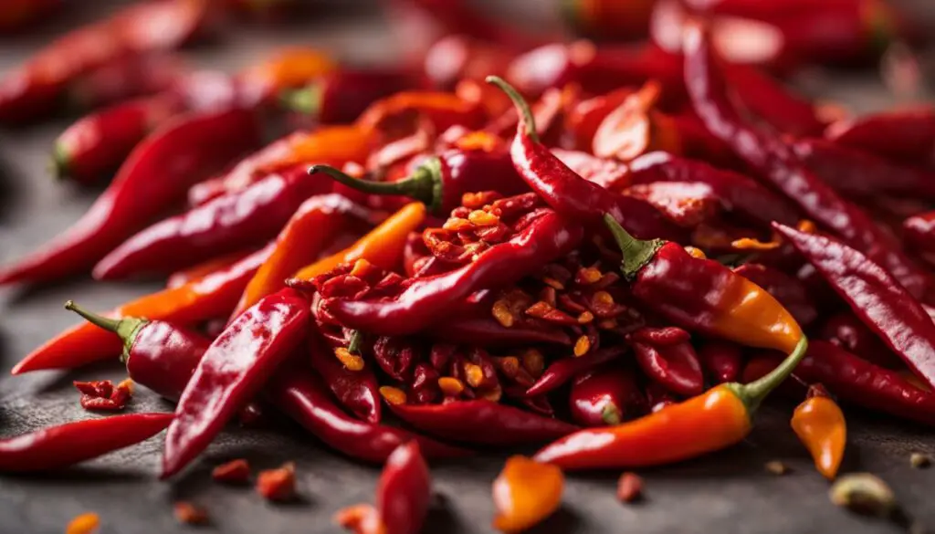 crushed red chili peppers