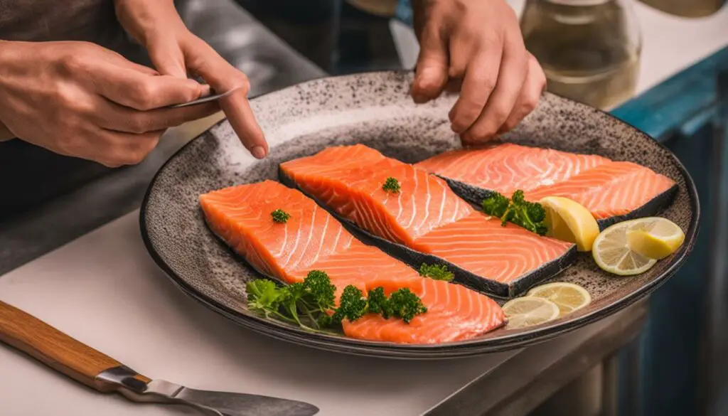 dangers of eating raw salmon