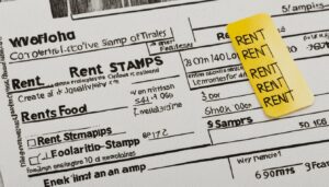 does rent affect food stamps