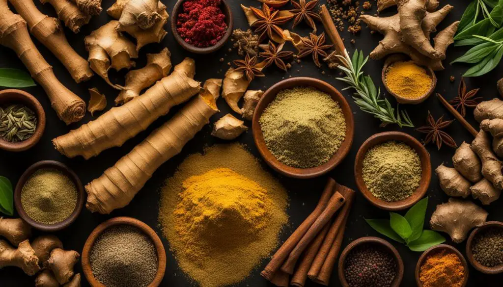 dried ginger