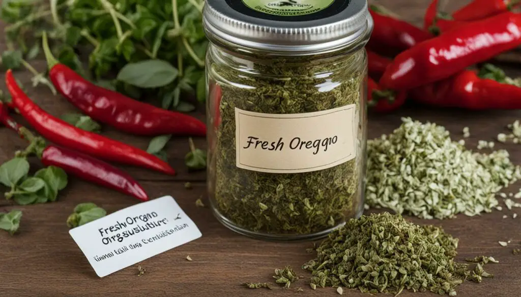 dried oregano substitute