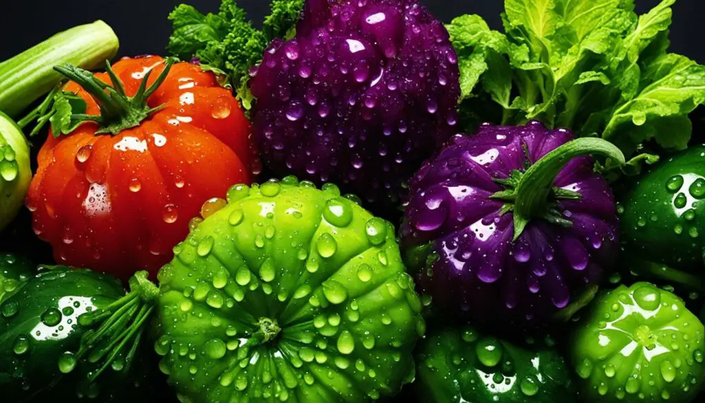 excess moisture in produce