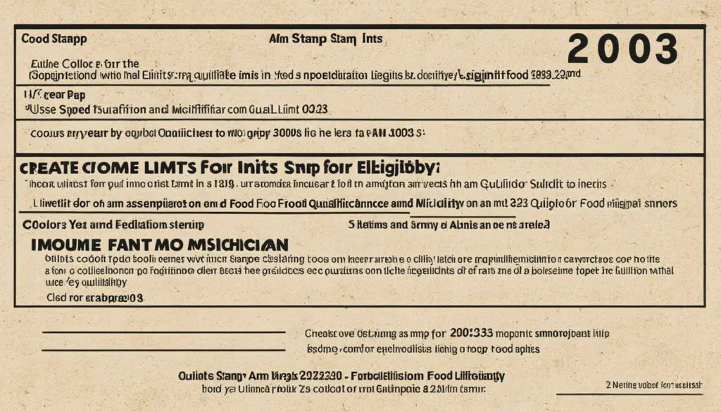 Michigan Food Stamp Limits 2023